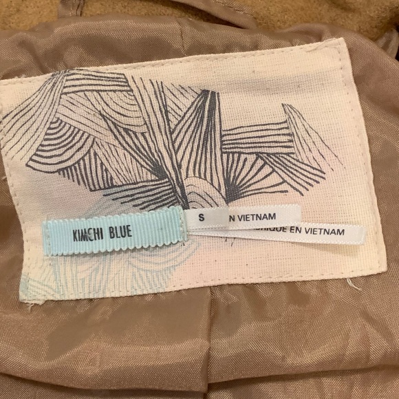 SOLD!UO Kimchi Blue Camel Wool Blend Ruffled coat - Picture 6 of 8